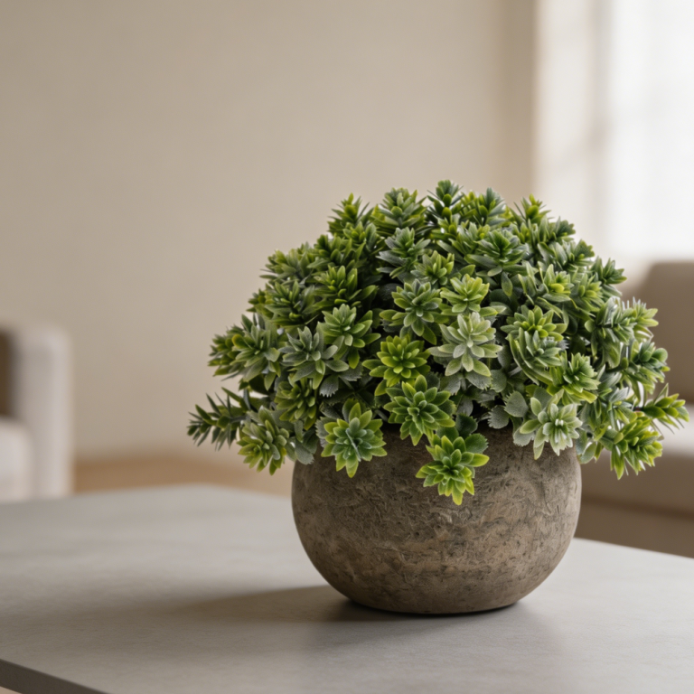 Pulp Potted Artificial Plants, Small And Vivid Green Plants
